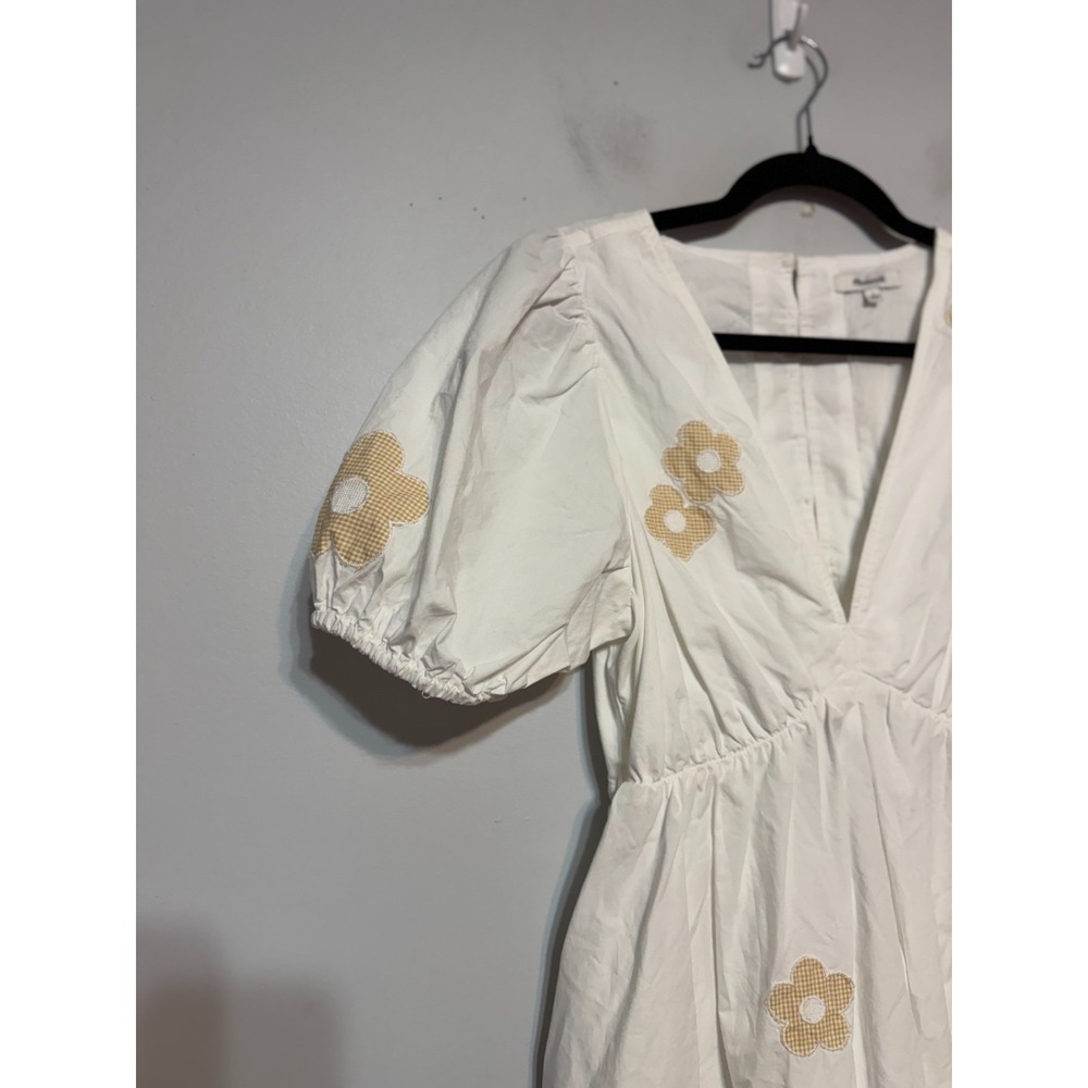 Madewell Annamarie Floral Patchwork Dress Women Size 2 Puff Sleeve Coquette - Picture 4 of 8